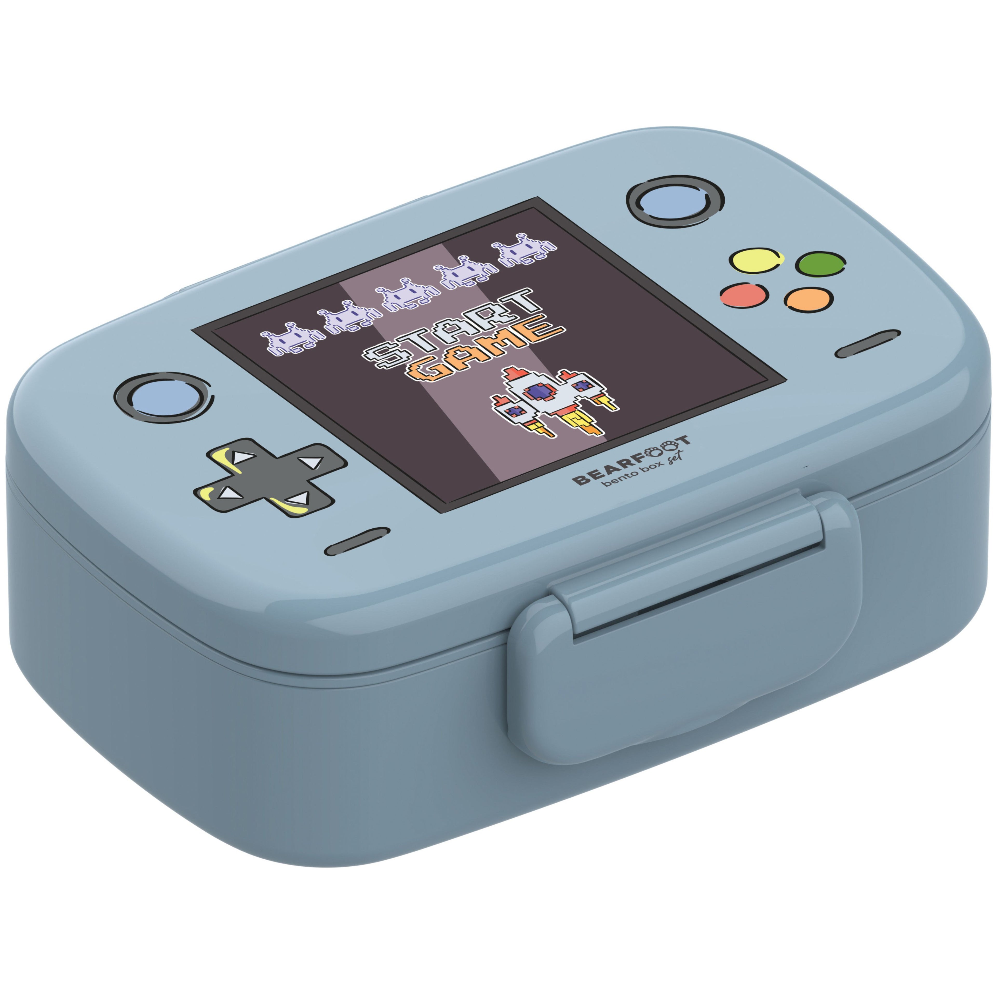 Brotdose Kinder mit Fächern, leicht & auslaufsicher - Game