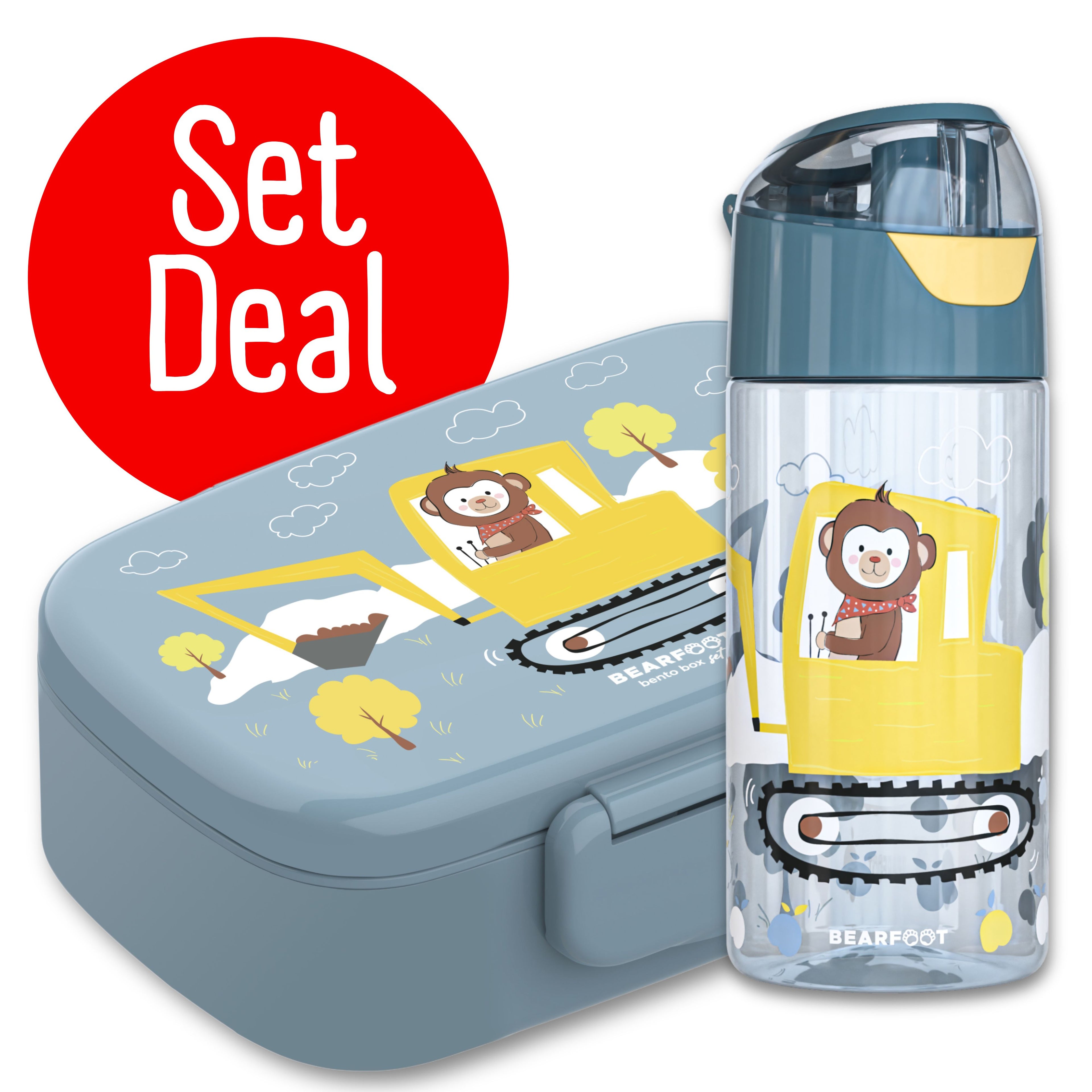 Bagger Bundle - Bento Box Set & Trinkflasche 450ml