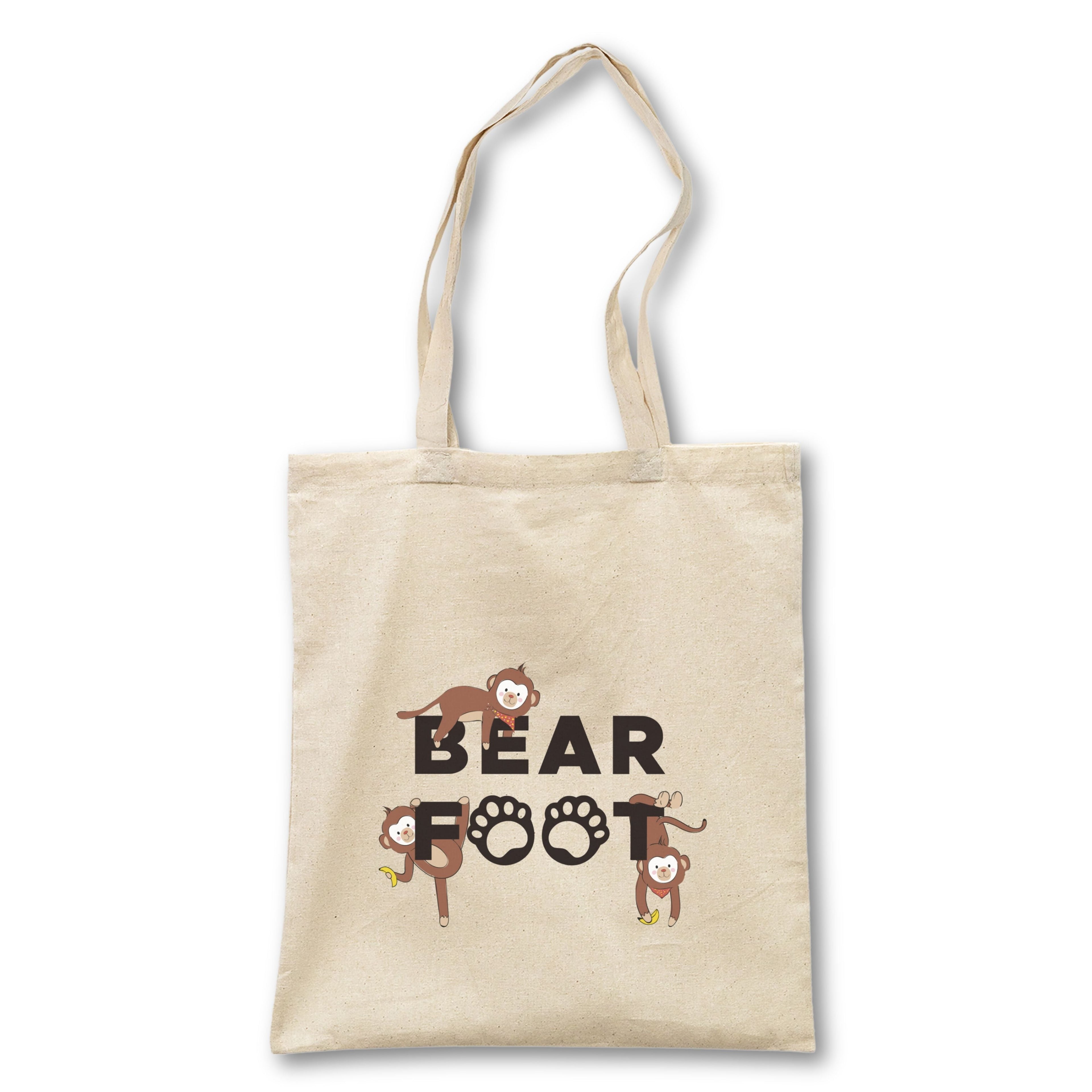 Jutebeutel Logo & Affen