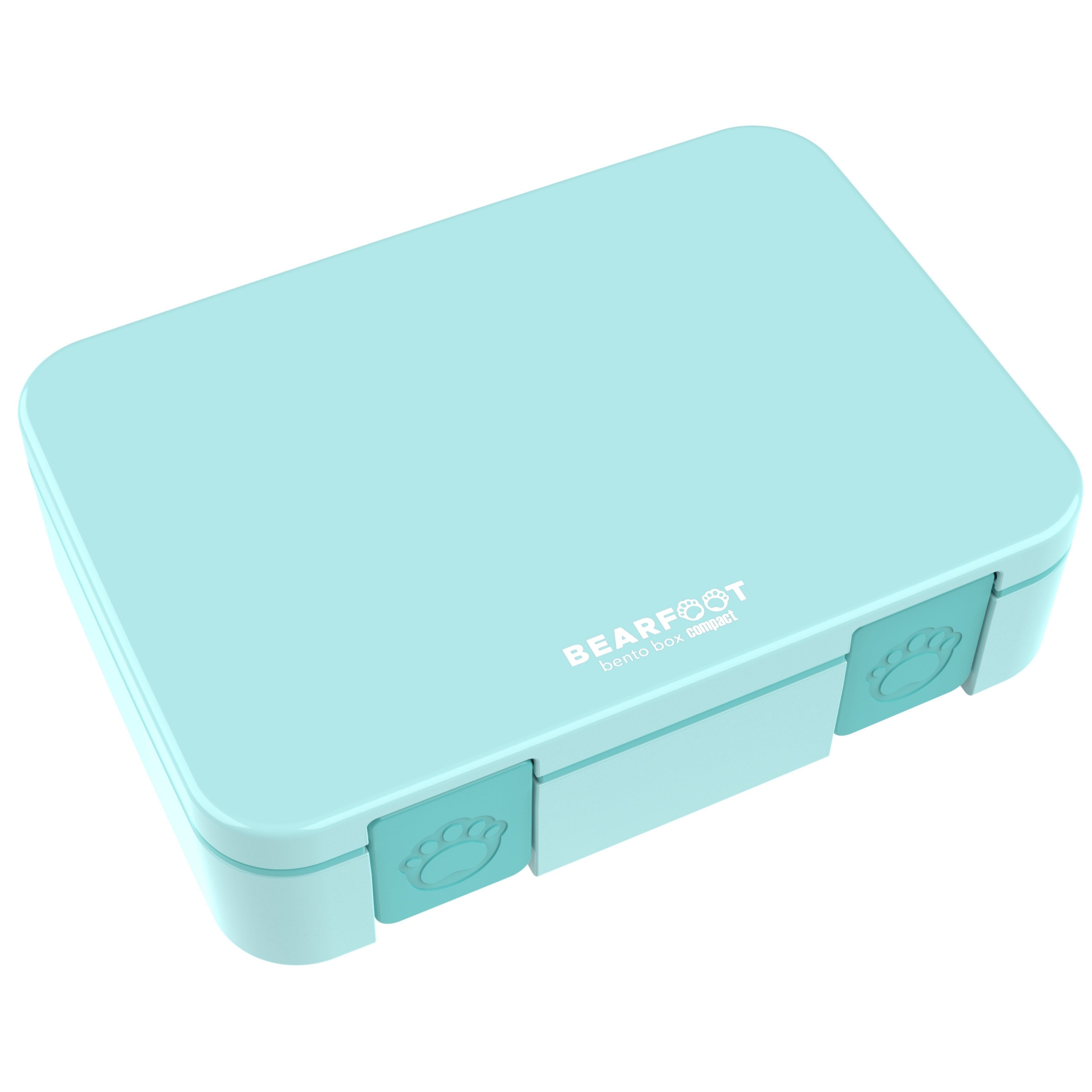 Brotdose mit Fächern, leicht & auslaufsicher - mint