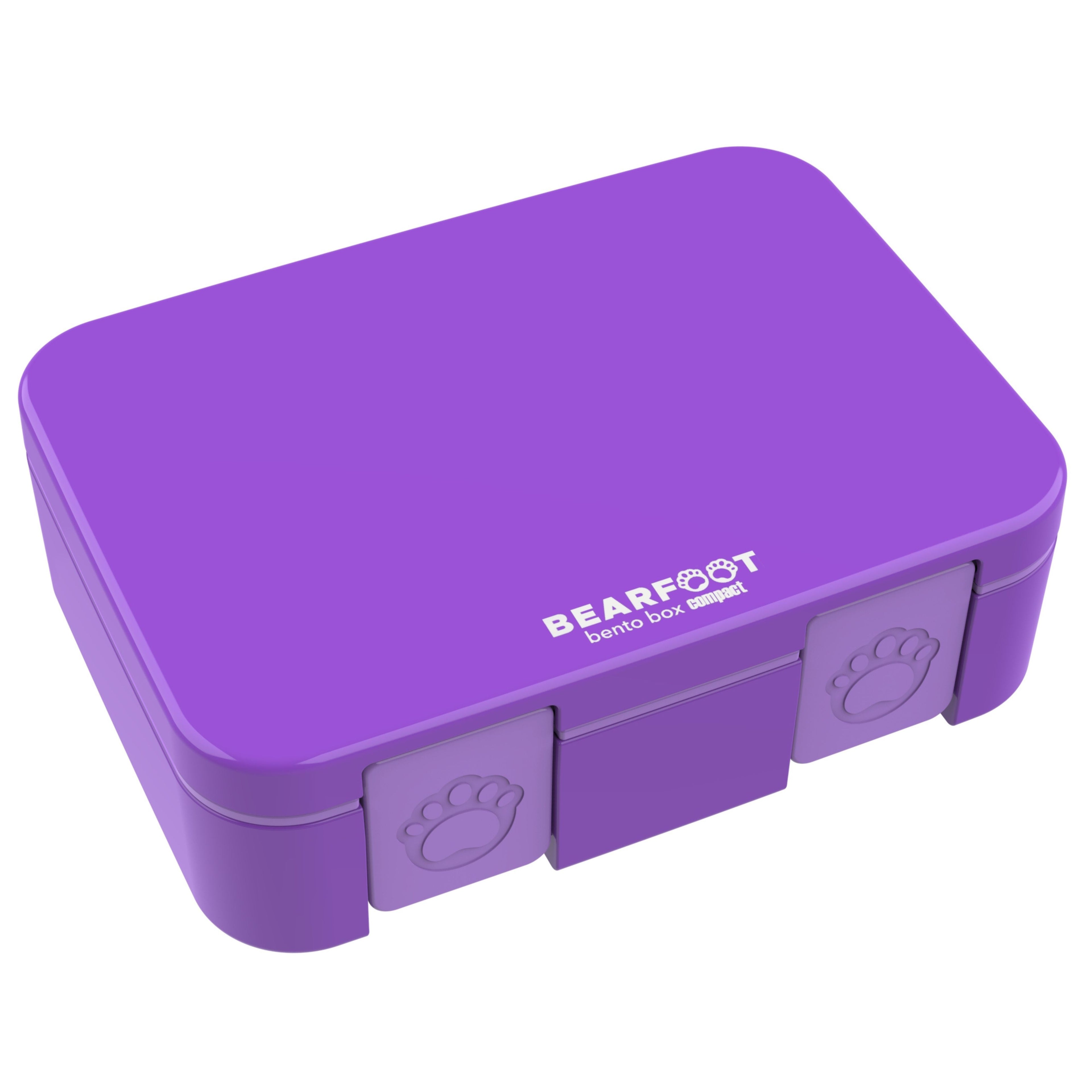 Brotdose mit Fächern, leicht & auslaufsicher - lila