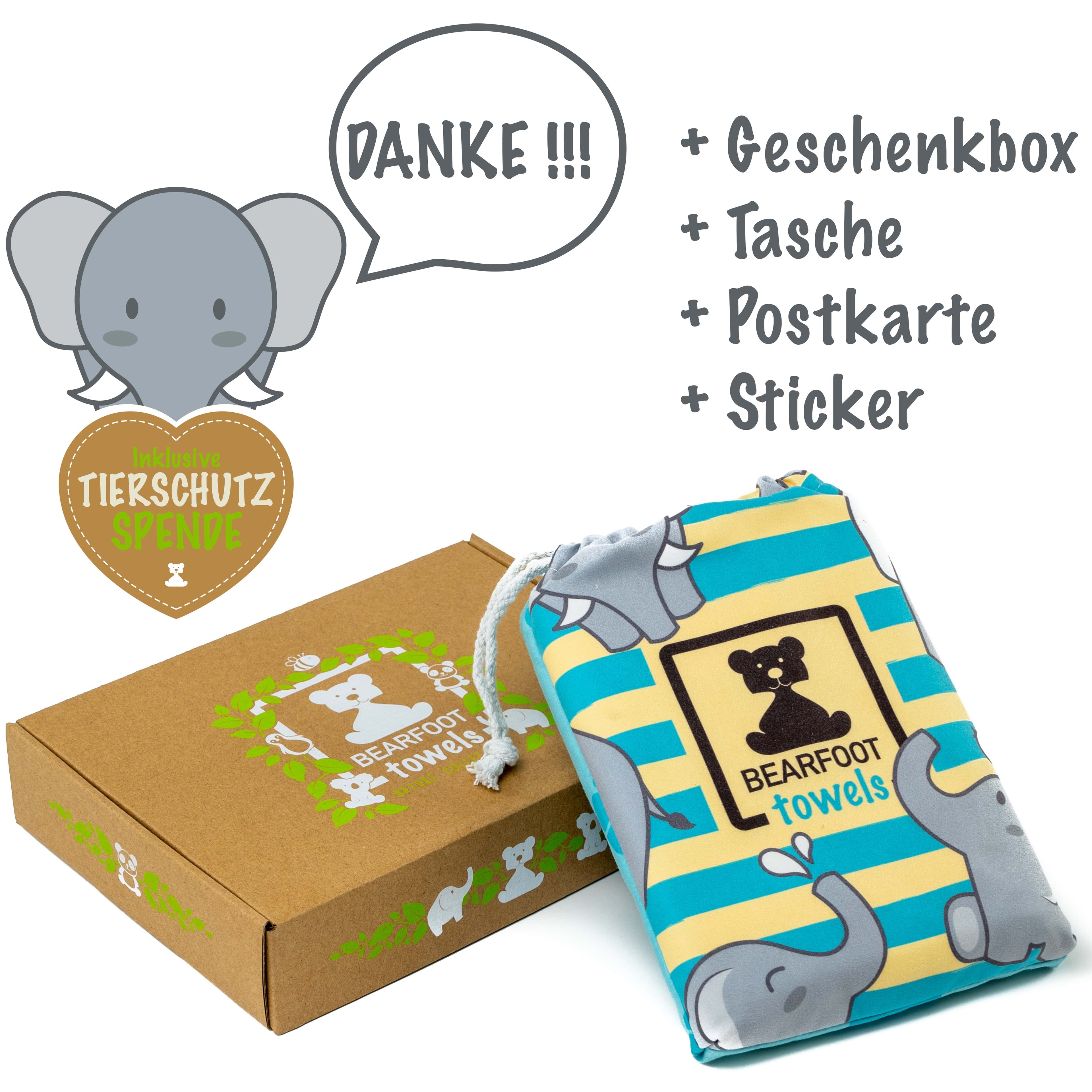 Elefanten Beach Towel - Microfiber