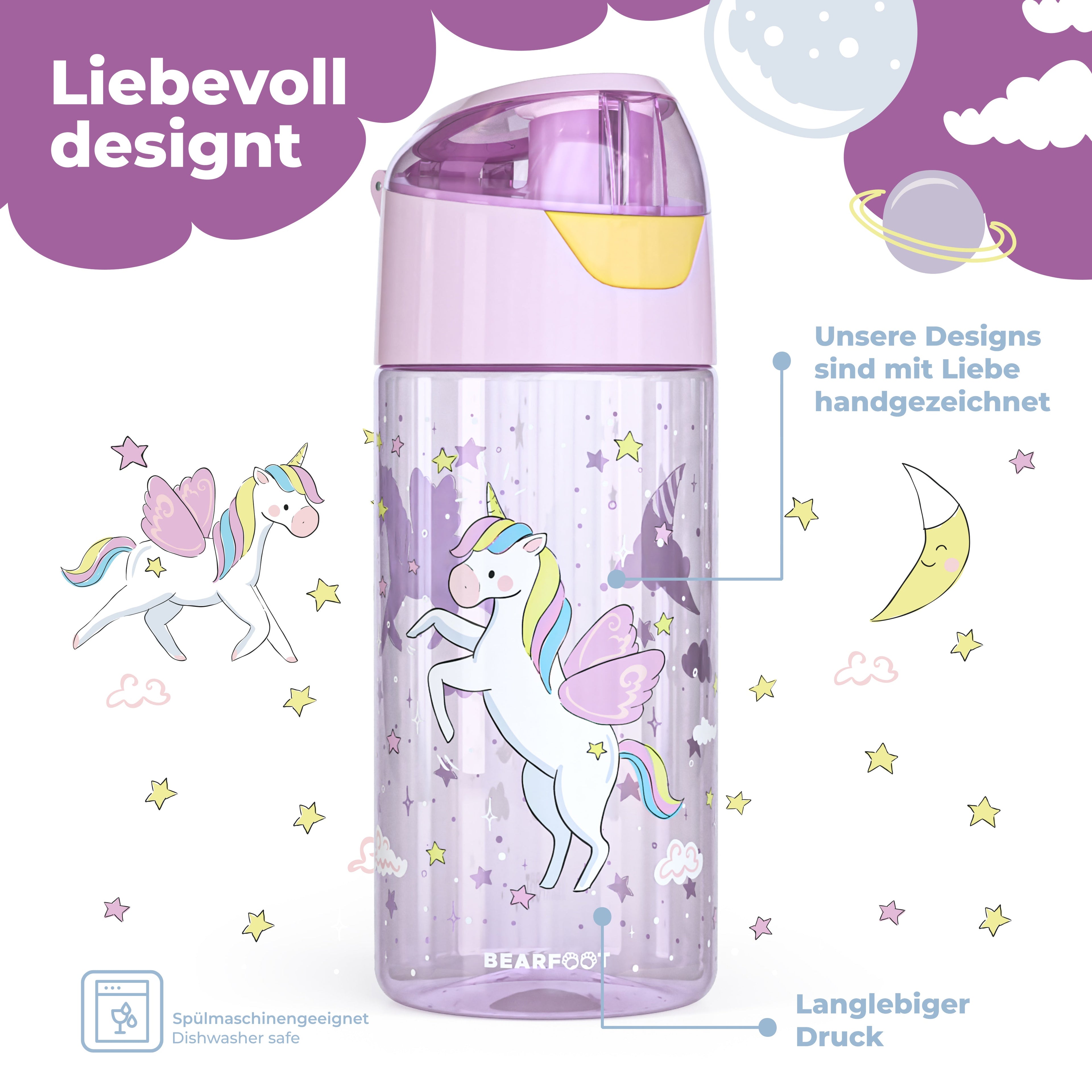 Einhorn Bundle - Bento Box Set & Trinkflasche 450ml