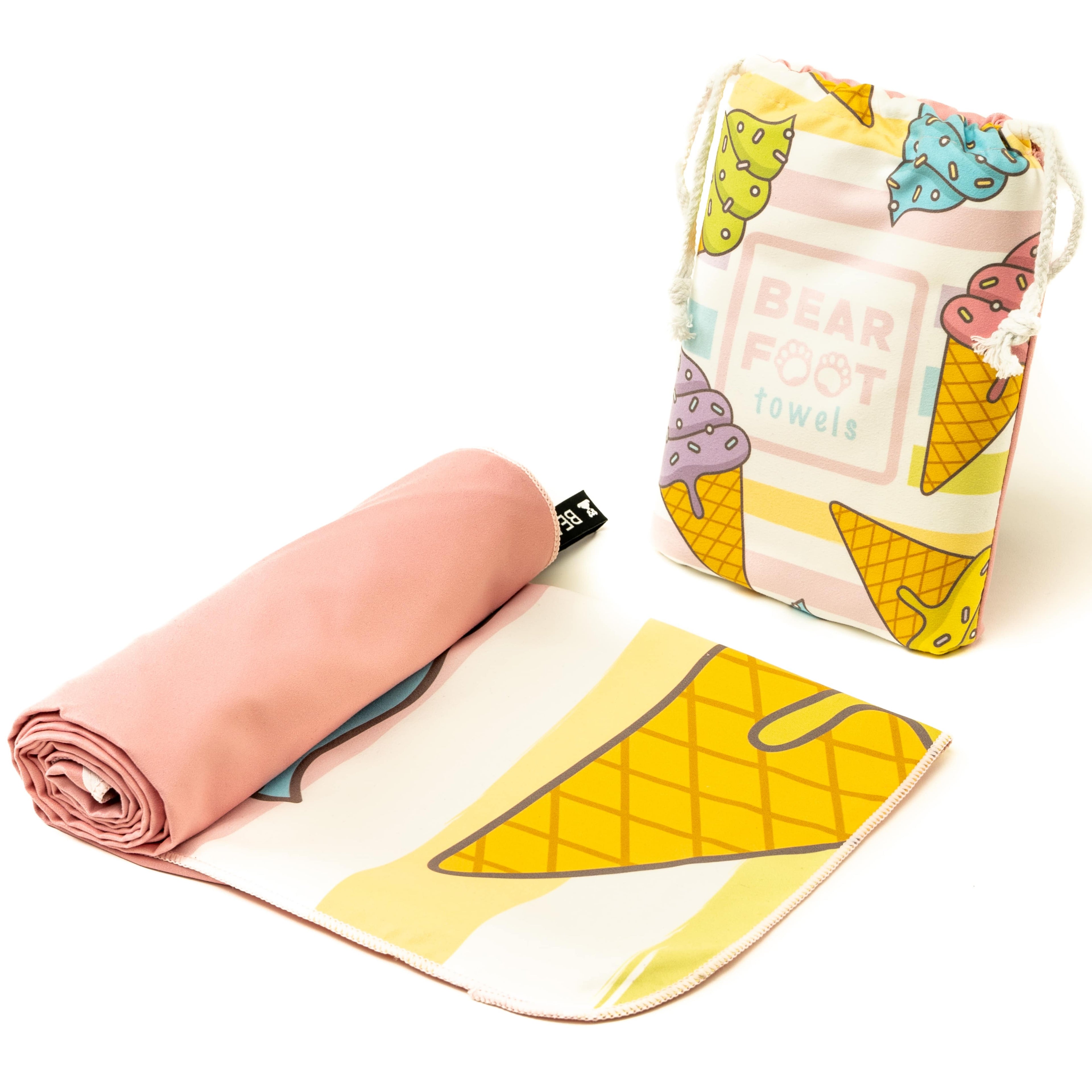 Ice Cream Beach Towel - Microfiber
