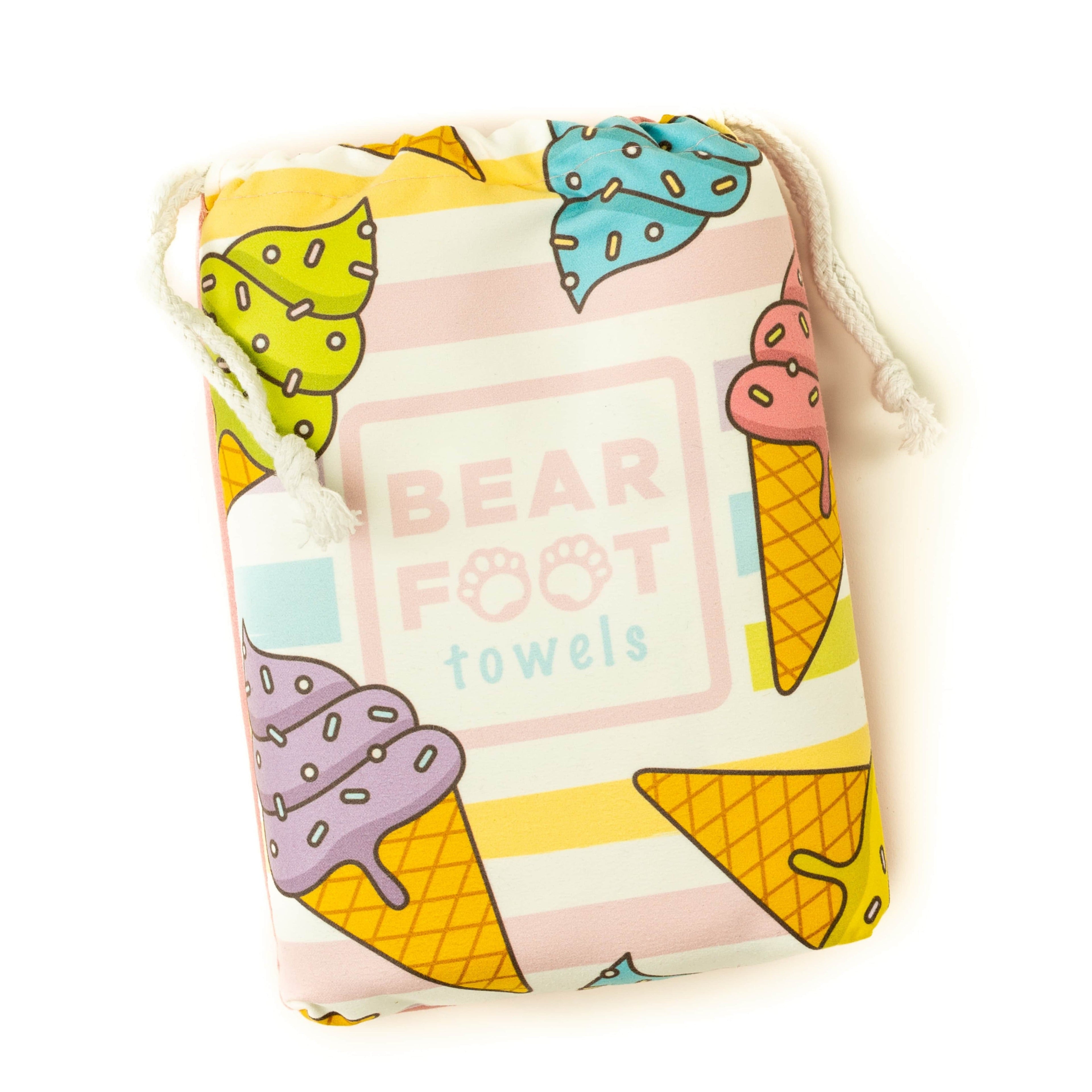 Ice Cream Beach Towel - Microfiber