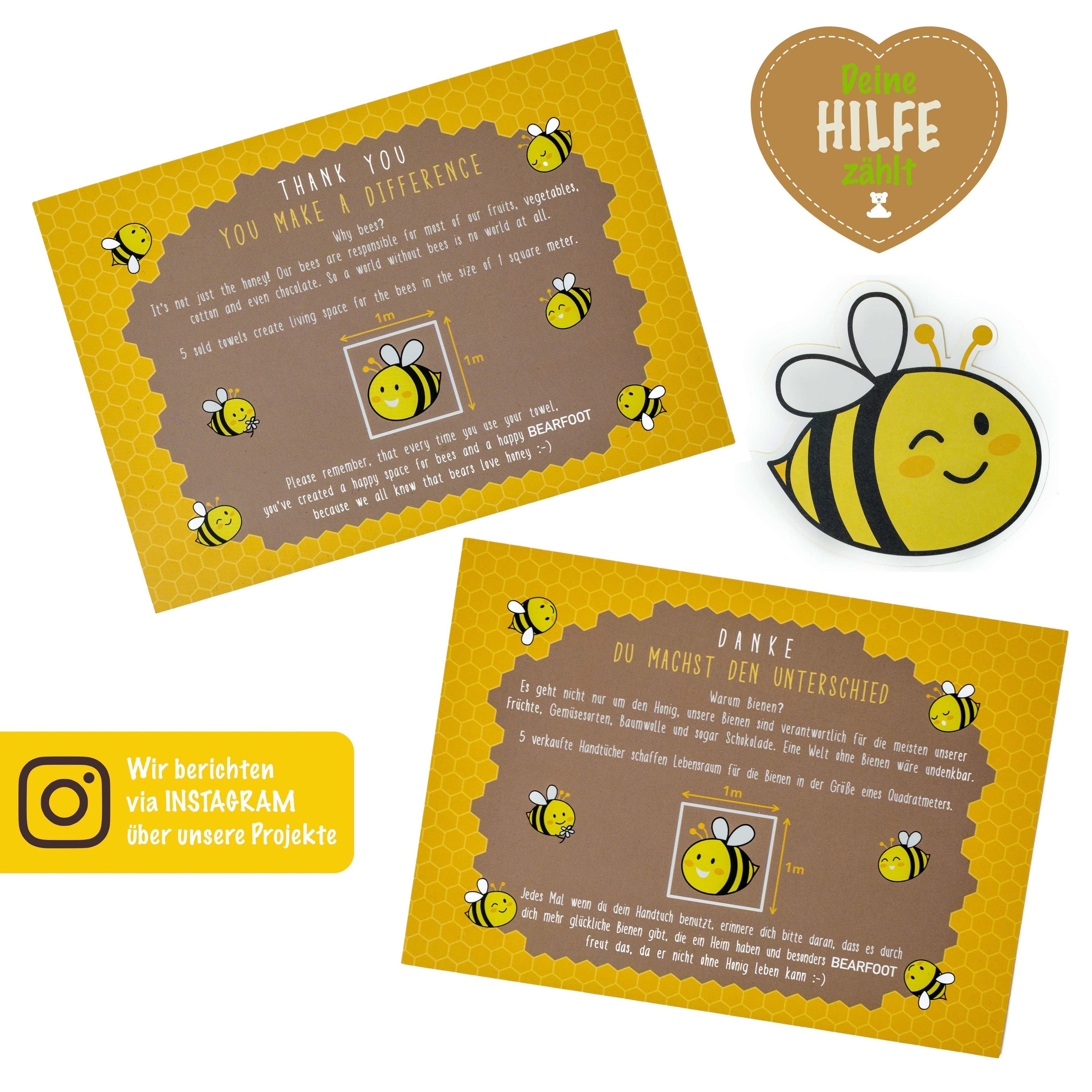 Bienen Beach Towel - Microfiber