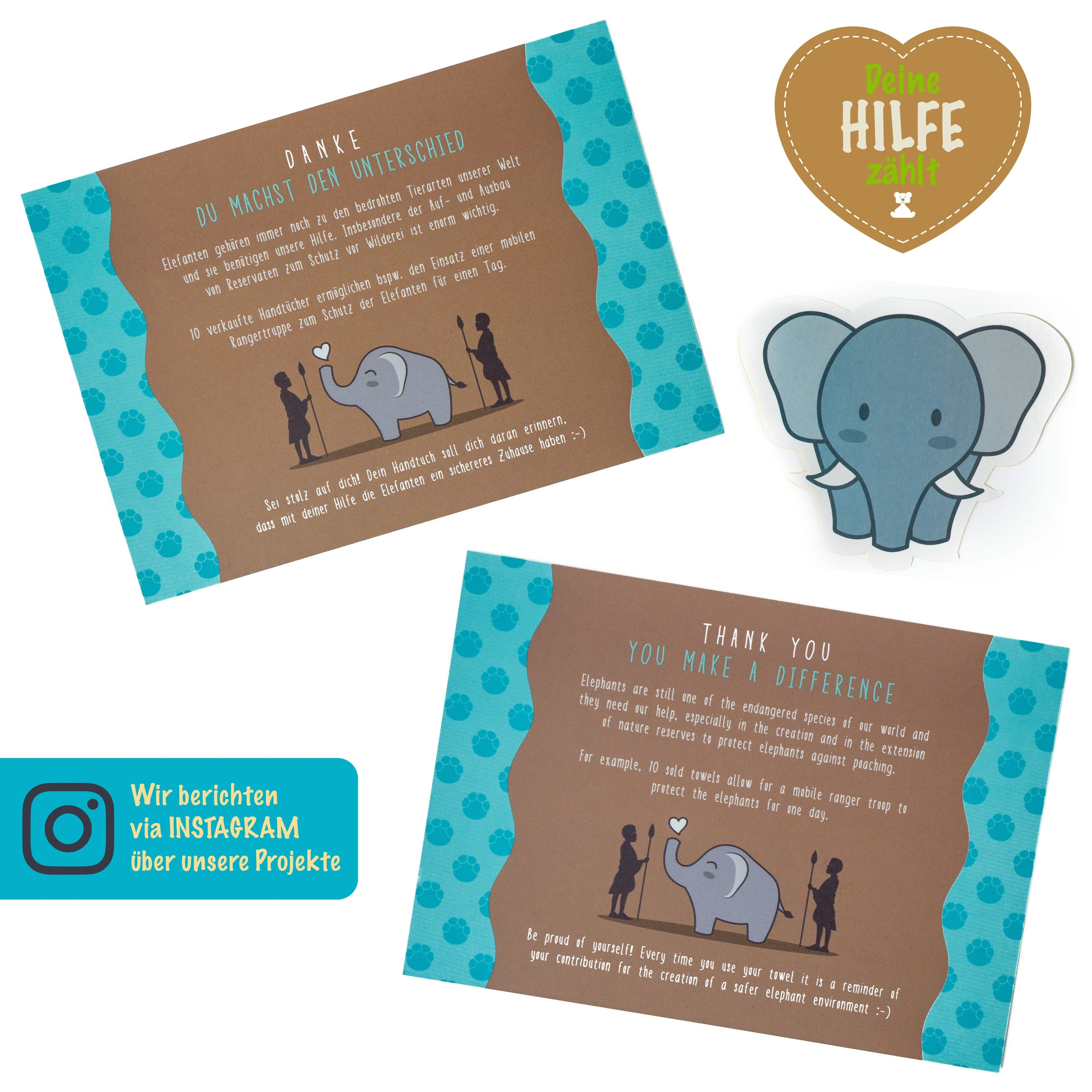 Elefanten Beach Towel - Microfiber