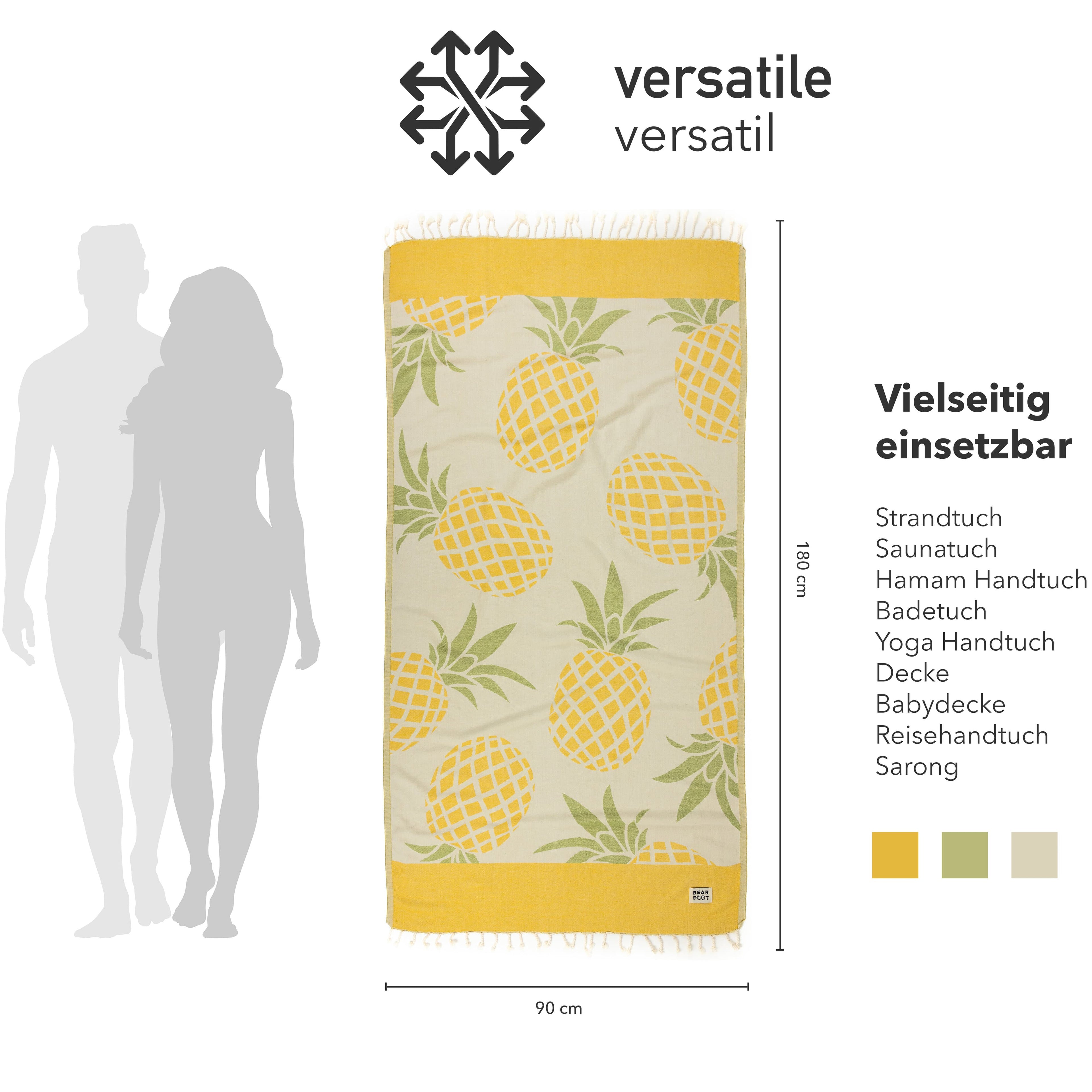 PINEAPPLE YELLOW - 100% Cotton