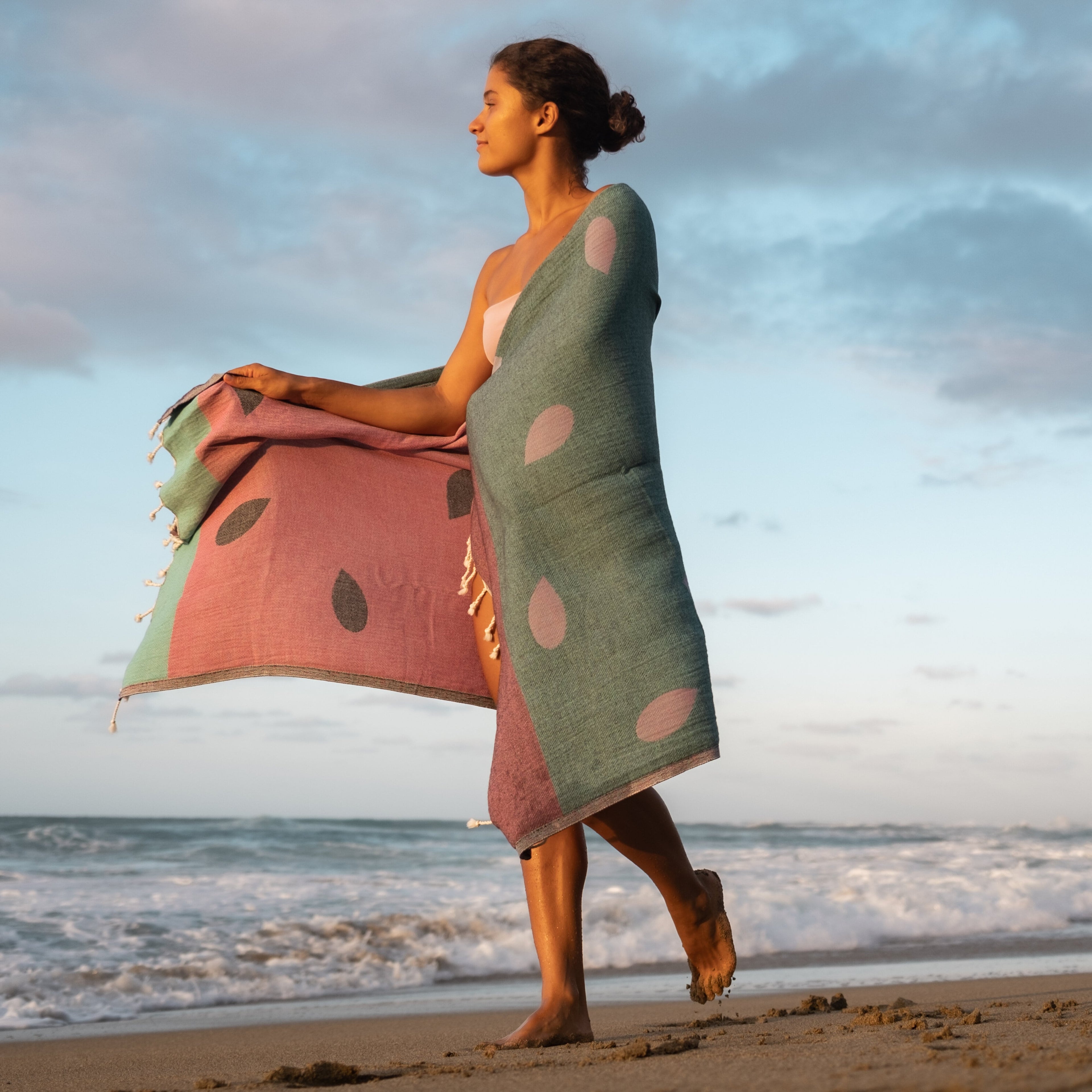 WATERMELON RED - 100% Cotton