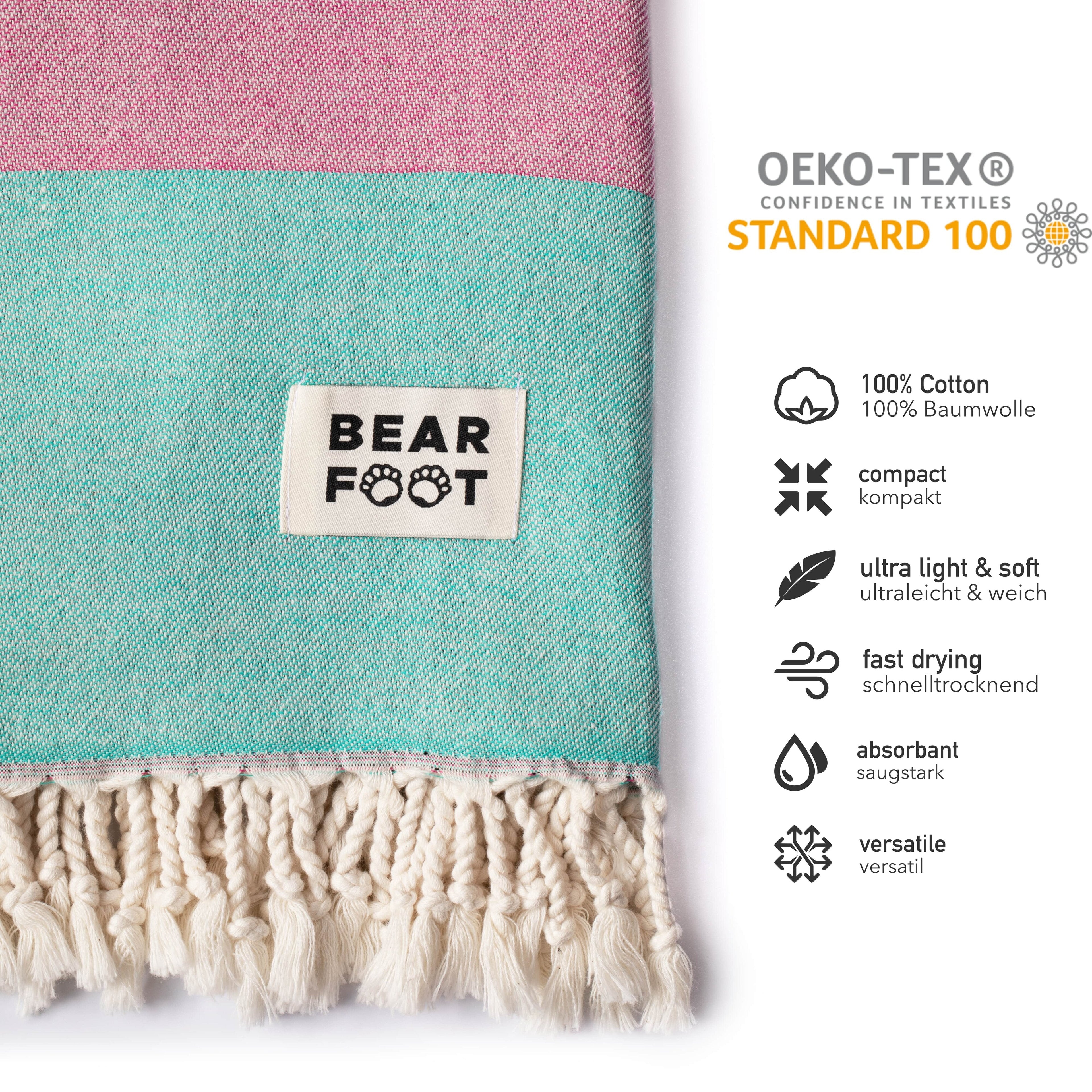 WATERMELON RED - 100% Cotton