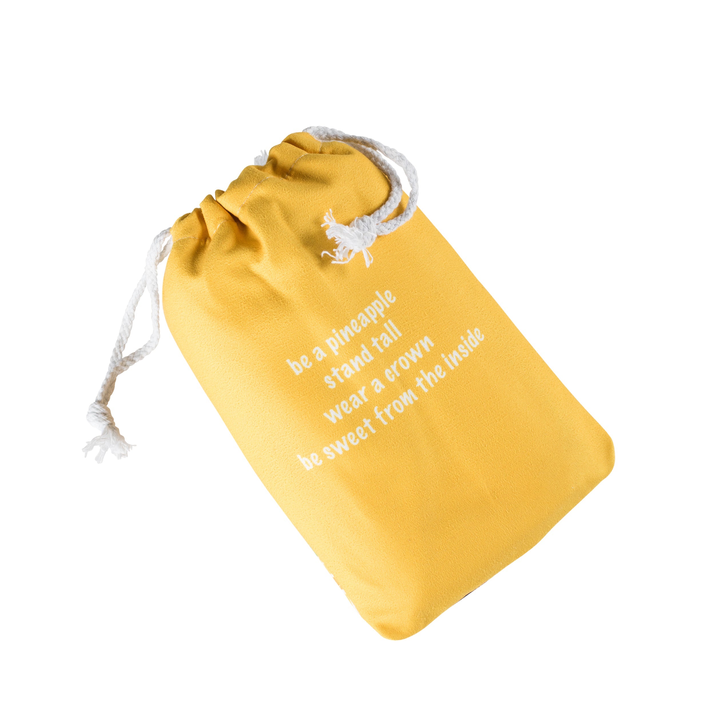 Mikrofaser Strandhandtuch - gelbe Ananas