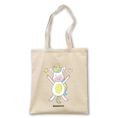 Bolsa de tela unicornio