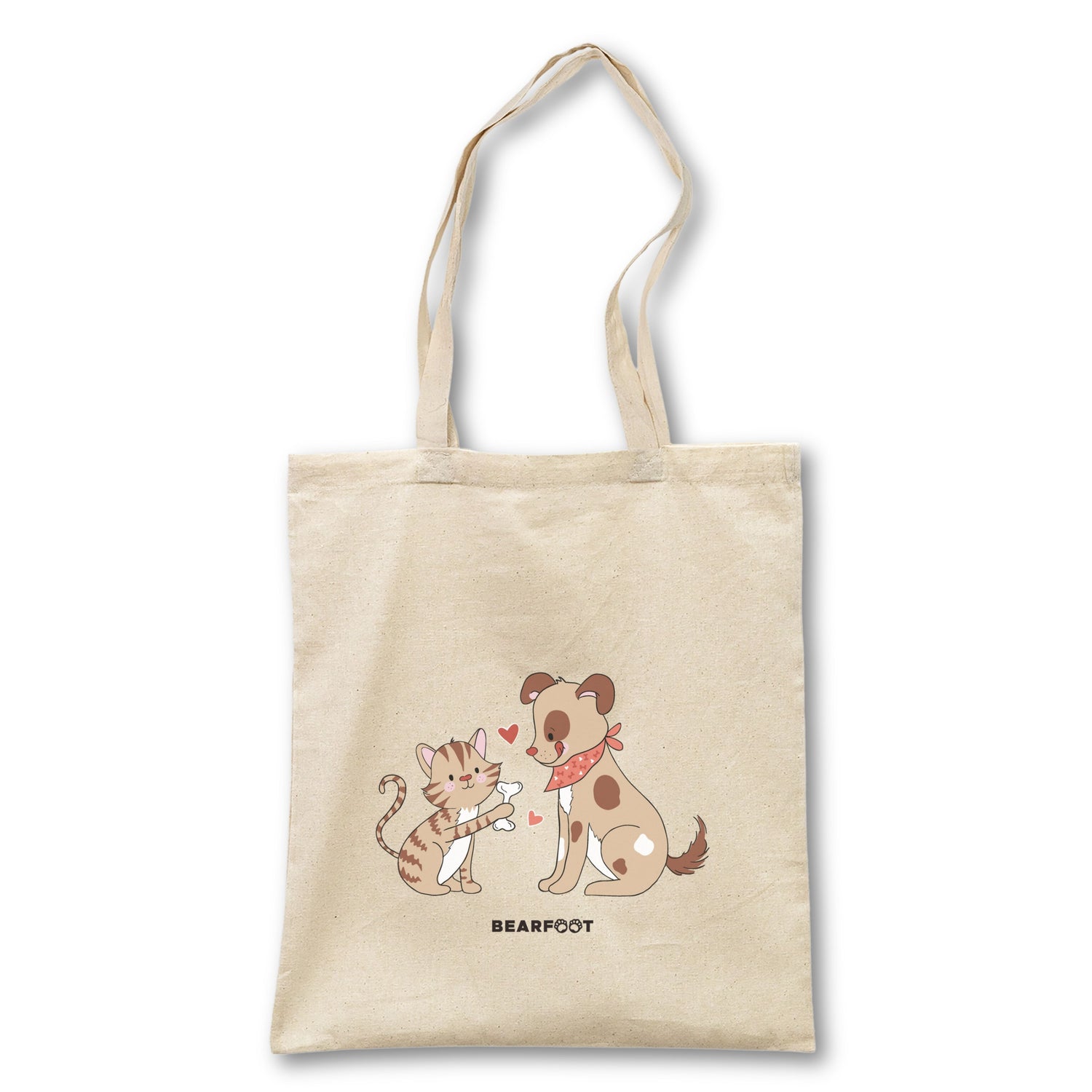 Tote bag dog &amp; cat