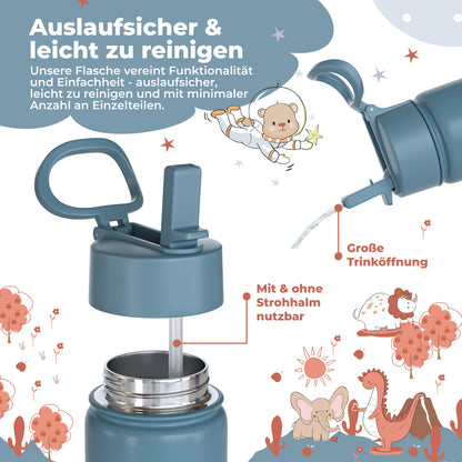 Thermo Kinder Trinkflasche Edelstahl - Feuerwehr