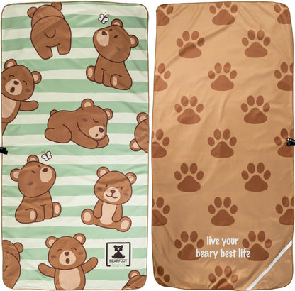Beren Strandhanddoek - Microfiber