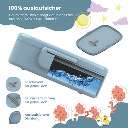 Graafmachinebundel - Bento Box Set &amp; Drinkfles 450ml