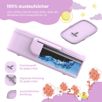 Unicorn Bundel - Bento Box Set &amp; Drinkfles 450ml