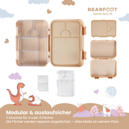 Boîte à lunch enfant avec compartiments, lunch box, bento box - police
