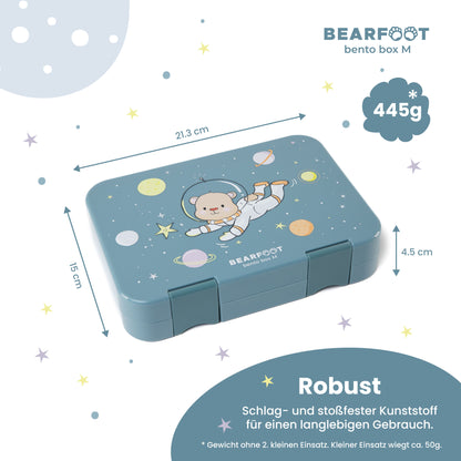 Boîte à lunch enfant avec compartiments, lunch box, bento box - ours