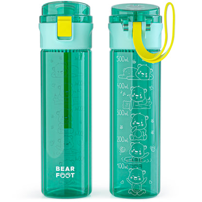 Drikkedunk til børn, 500ml, lys - logo mint
