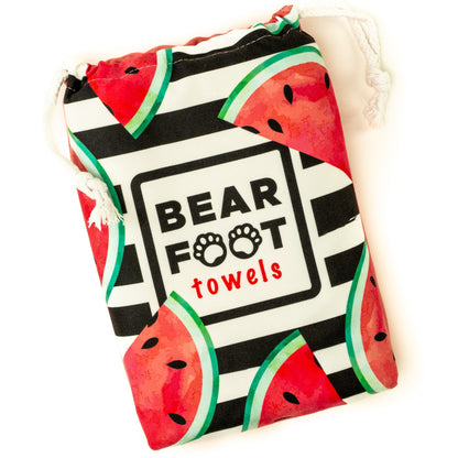 Microfiber beach towel - red watermelon