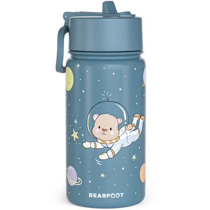 Thermo kinderdrinkfles RVS - Astro Beer blauw