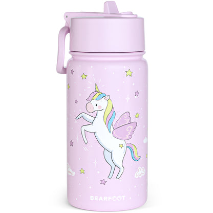 Paquete Unicornio: Bento Box M, botella para beber de 450 ml y botella aislante de 400 ml