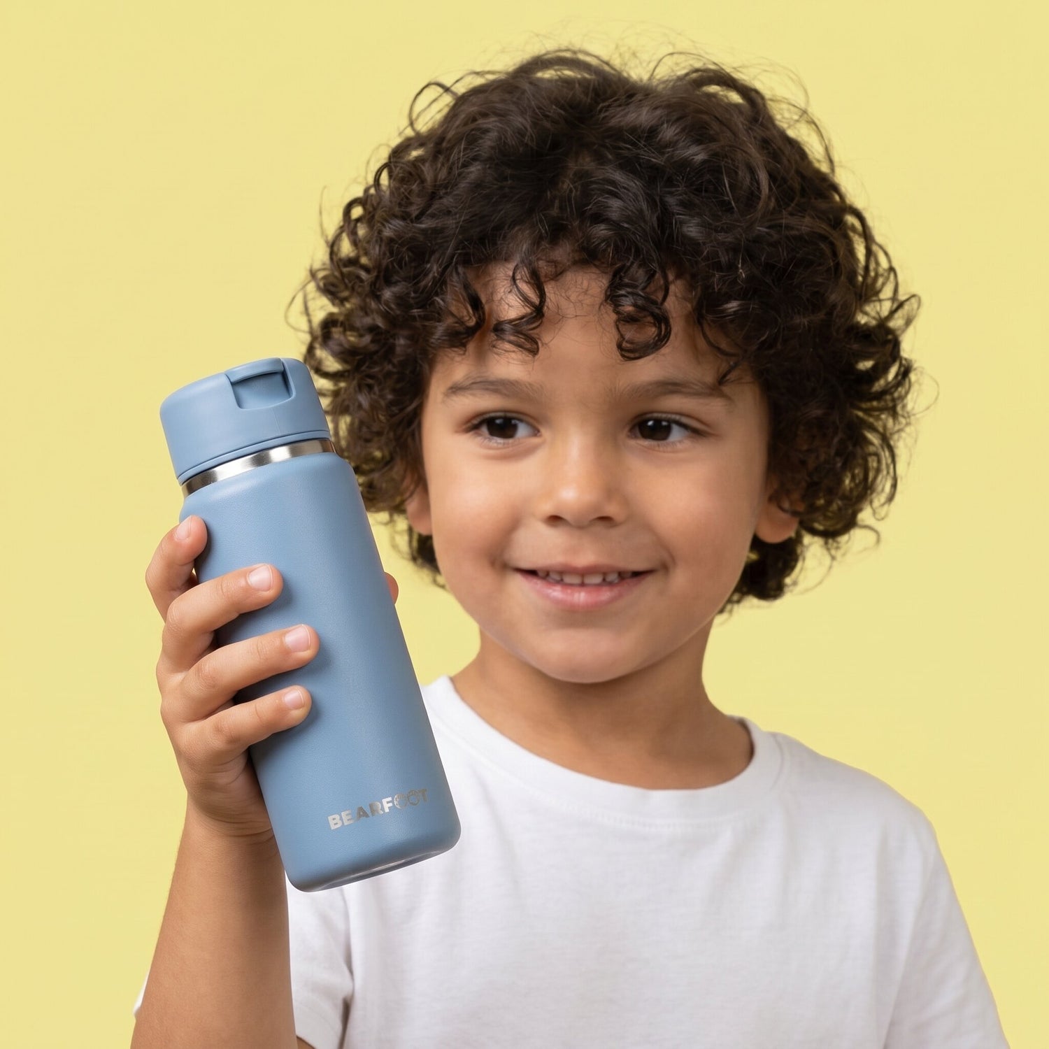 TINY Thermo Kinder Trinkflasche Edelstahl - blau