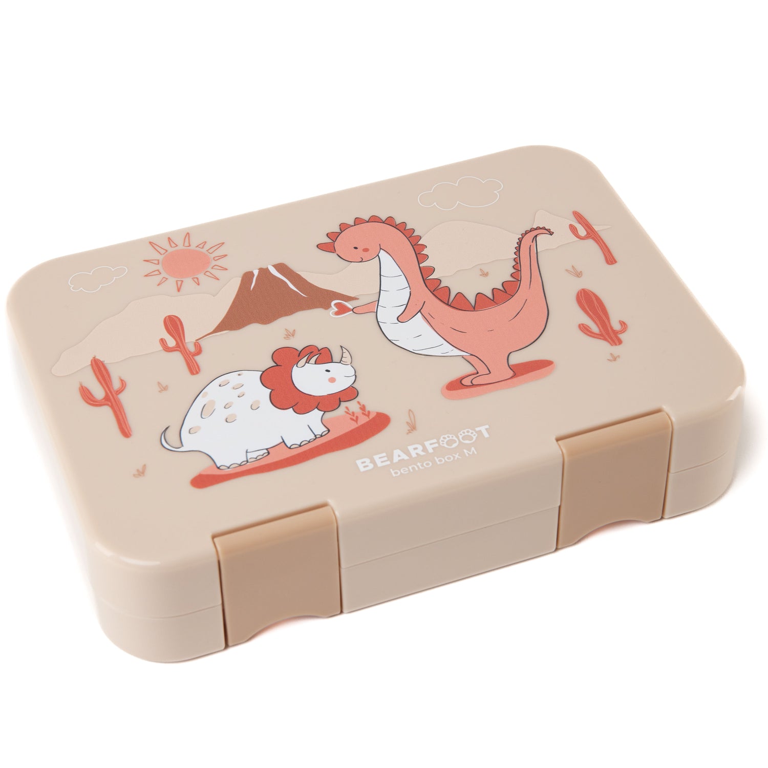 Boîte à lunch enfant avec compartiments, lunch box, bento box - dinosaures