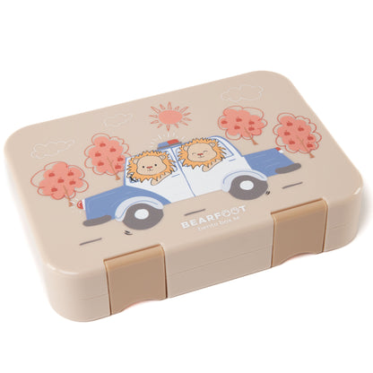 Boîte à lunch enfant avec compartiments, lunch box, bento box - police