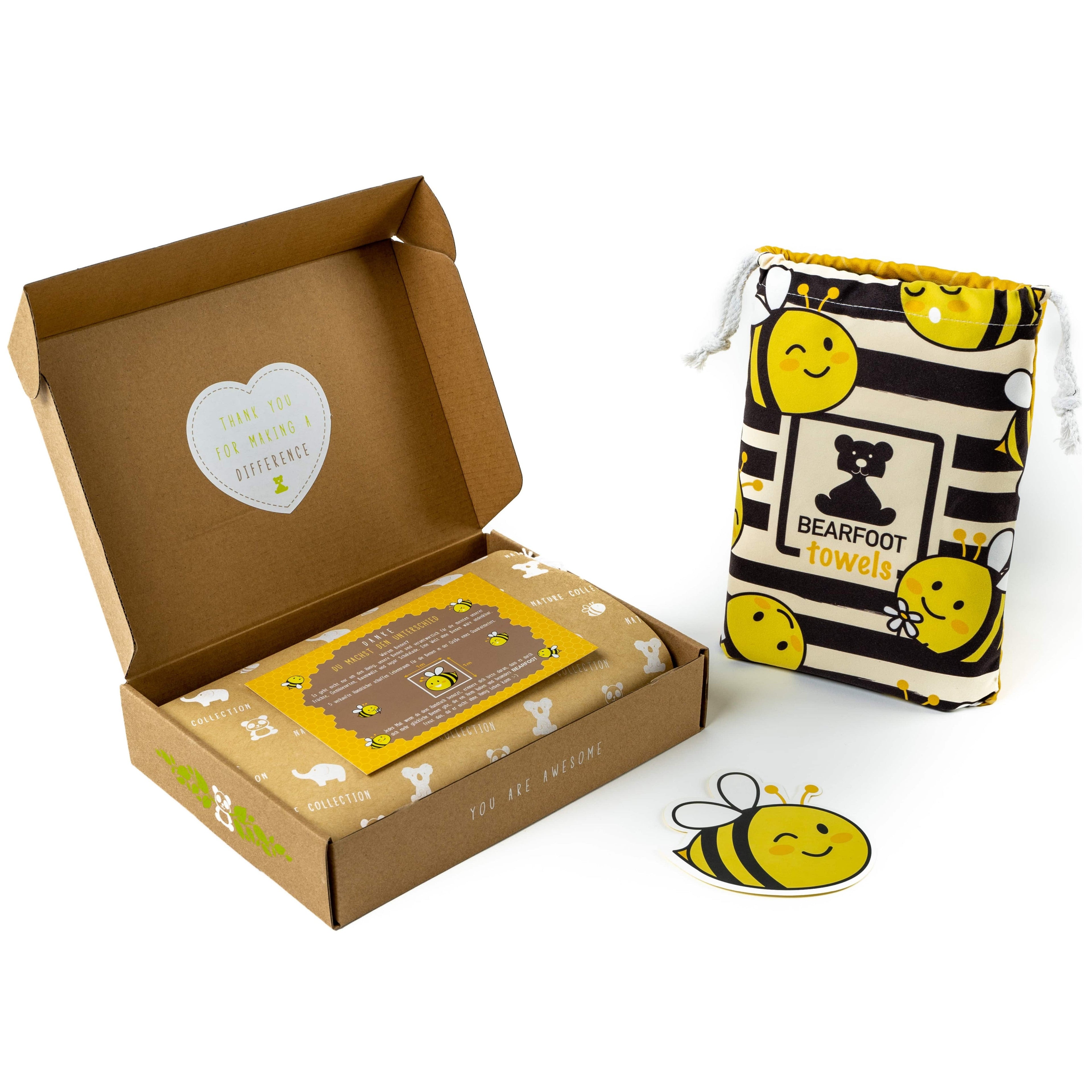 Serviette de Plage Abeille - Microfibre